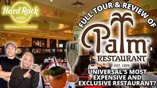 The Palm Restaurant at Universal Orlando's Hard Rock Hotel: FULL Tour & Review | 2024
