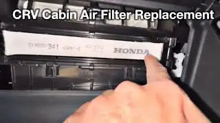 2024 Honda CRV How to replace cabin air filter 2023 2025