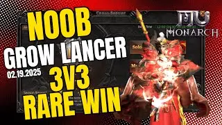 MU MONARCH - LV. 485 GROW LANCER - 3vs3 - PVP 2nd WIN #mumonarch #mu #mumonarchsea #mmorpg