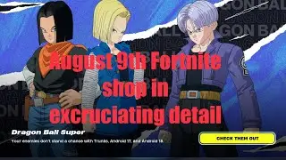 Detailed look at #fortnite shop #aug #9th #new #xmen #dbz #dragonballz #android17 #android18