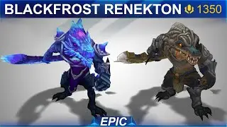Blackfrost Renekton Detailed Skin Comparison and Spotlight 2020 | SKingdom - League of Legends