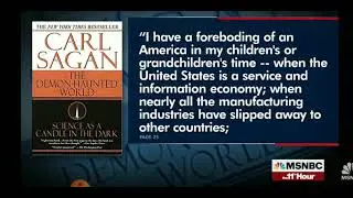 Carl Sagan Quote Predicting 2021 Foreboding