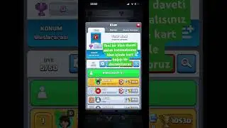 Yeni clanımız #clashroyale #brawlstars #supercell #crdeck #gaming #kupakasma