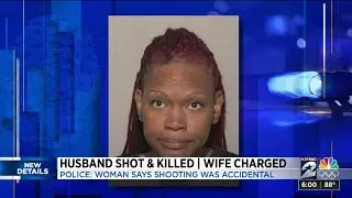 Husband shot to death, wife charged with murder
