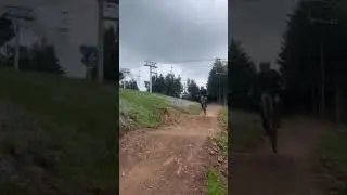 Double line on Dreamweaver, Snowshoe Bike Park, WV #sleeptoken #mtb #bike #shorts #bikepark