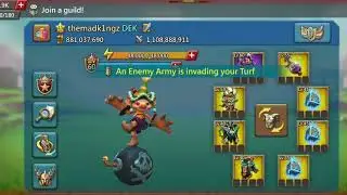 12M Troops GUILDLESS rally defense LORDS MOBILE