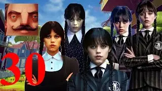 I Made 30 Wednesday Addams in Hello Neighbor Act 2 Trampoline