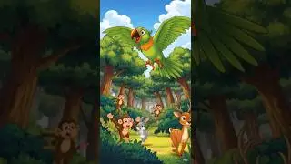 तोता की कहानी#aivideo #shortsfeed #viralvideo #reels #cartoon #funny #video #trending #facts #storie
