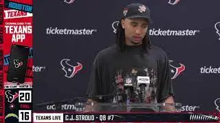 LIVE: The Houston Texans address the media after the win over the Chargers