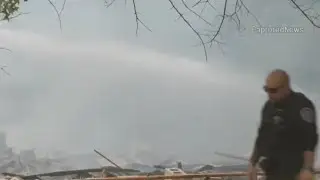 Explosion, fire level home in Lake Station, Indiana