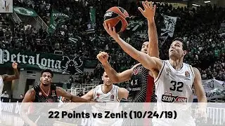 Jimmer Fredette 22 Points vs Zenit | Full Highlights | EuroLeague | 10/24/19