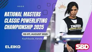 Men 105kg M1 | National Masters Classic Powerlifting  Championship 2025