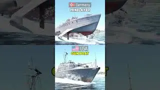 Minelayer vs Gun Boat - Hydrofoils in War Thunder: