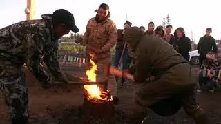 Primitive technologies, iron smelting Sakha.