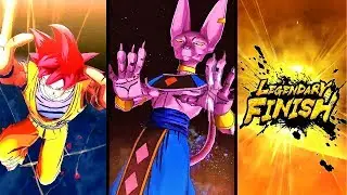 NEW BEERUS LEGENDARY FINISH! Dragon Ball Legends LF Beerus BUFF Update Gameplay