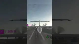 Smoothly Take Off Aircraft ATR 42-400 at Madrid Airport FN-20230517-1