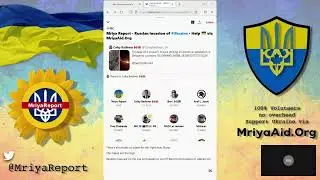 MriyaReport 14 OCT Russia Invades Ukraine Twitter Space Rebroadcast.