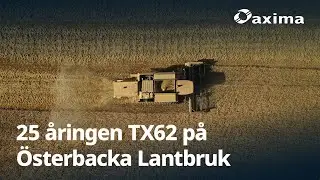 Österbacka Lantbruk skördar med New Holland TX62