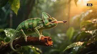 El Último Suspiro del Camaleón de Lapod – Su Lucha Final Entre Misterio y Fuego | Naturaleza Extrema