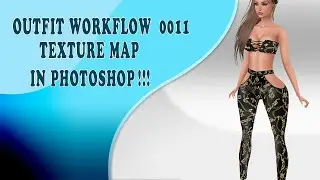 IMVU TUTORIALS - OUTFIT WORKFLOW 0011 - TEXTURING MAP