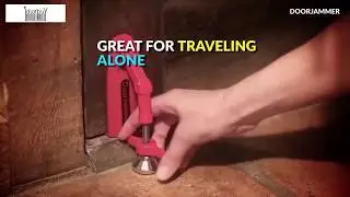 DoorJammer Portable Door Lock Brace for Home Security
