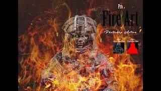 Pro Fire Art Photoshop Action