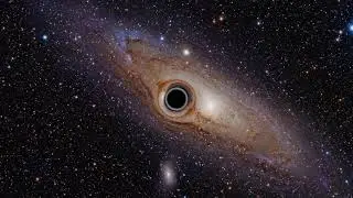 Blackhole - gravitational lens effect CG