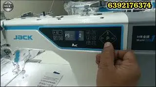 Jack A4C Condence Stitch Function Setting