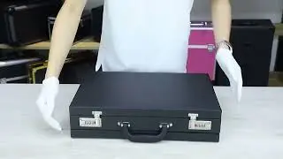 Aluminum Hard Case Portable Aluminum Briefcase with Document Envelope for Business #shorts