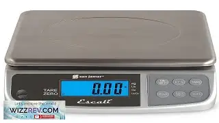 San Jamar Digital Food Scale Battery Operated with 66 Pound Capacity