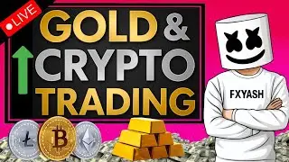 Live Trading with FXYash || GOLD , BTC and Alt coins Trading || Hindi || #livetrading #forex