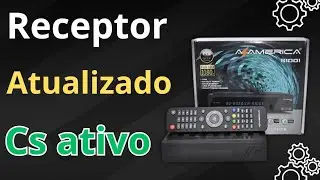AZAMERICA S1001 RODANDO LISO NO CS HD #sathdregional #receptores #tvdigital #cs2 #cs