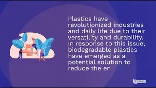 Biodegradable Plastics | Market potential | Circular economy and biodegradable | Biology Explained
