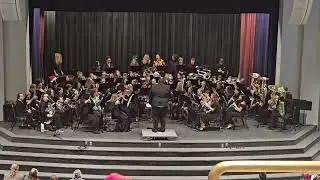 Christmas concert 12.16.25 - Harrah symphonic band 