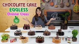 Chocolate Cake Eggless Online Cooking Class ☎️8551 8551 04 ☎️8551 8551 07 By Om Sai Cooking Classes