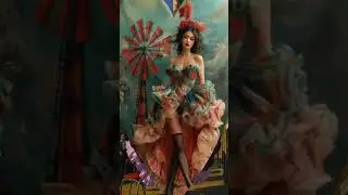 The AI Story of Moulin Rouge     #moulinrouge  #kaiber  #midjourneycreations
