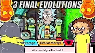 POCKET MORTYS - THREE FINAL EVOLUTIONS!!! WHO SHOULD I GET NEXT?!
