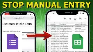 Client Intake Form: How to Collect Client Data For Free On Your Phone! Google forms for business