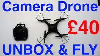 Tech RC Camera Drone Unbox & Fly