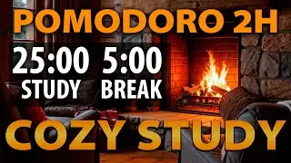 Unlock Deep Focus! Pomodoro Study Timer⏰ with Crackling Fireamp Sounds 🔥 🔊