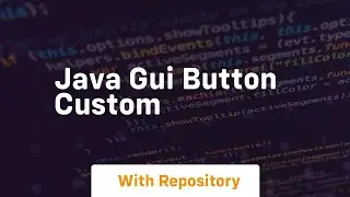 Java gui button custom