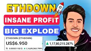 ETHDOWN TOKEN INSANE GROWTH🚀ETHDOWN Token big explode | ETHDOWN massive profit | ETHDOWN prediction