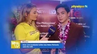 Actor and worldwide twitter star Alden Richards visits the UAE