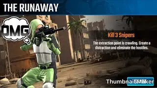 The Runaway, Sniper strike special ops mission #9- Baghdad (Sniper/zone3)