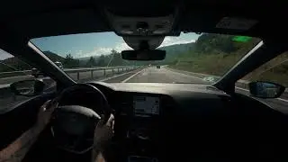 Seat Cupra ST 300 4Drive through Barcelona Mountains