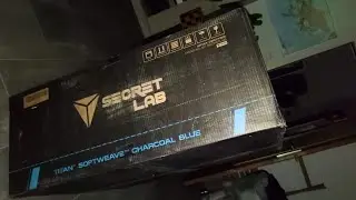 new Secretlab Titan XL 2020 (Charcoal Blue) unboxing and assembly timelapse.