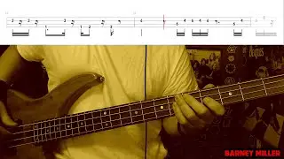 Barney Miller (TV Theme) by Jack Elliott - Bass Cover with Tabs Play-Along
