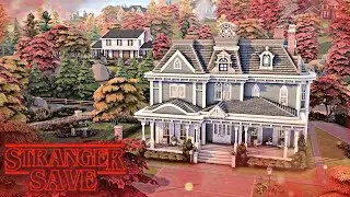 THE CREEL HOUSE ✨ Stranger Save | The Sims 4 Speed Build | No CC