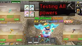 Which ⛏️ pickaxe is best to farm 33k mine coins testing All powers all information about GC mine