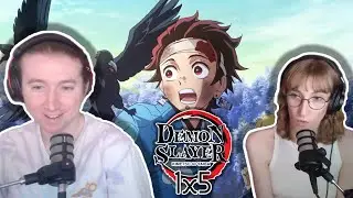 РЕДКИЙ ЧЁРНЫЙ МЕЧ?!? - РЕАКЦИЯ СЕСТРЫ НА УБИЙЦУ ДЕМОН - Реакция/обзор Demon Slayer 1x5